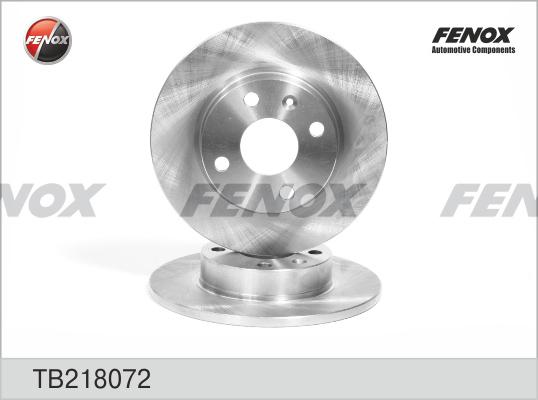 Fenox TB218072 - Гальмівний диск avtolavka.club