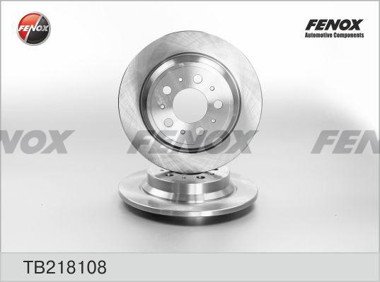 Fenox TB218108 - Гальмівний диск avtolavka.club