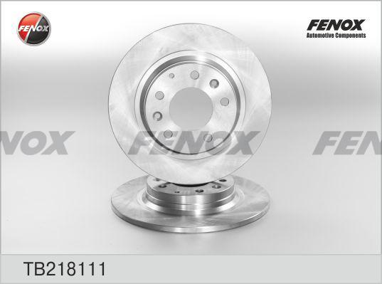 Fenox TB218111 - Гальмівний диск avtolavka.club