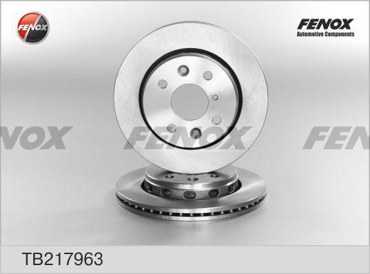 Fenox TB217963 - Гальмівний диск avtolavka.club