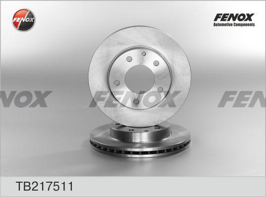 Fenox TB217511 - Гальмівний диск avtolavka.club