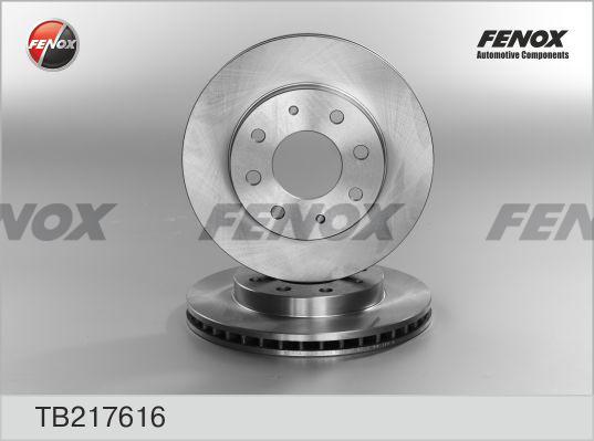 Fenox TB217616 - Гальмівний диск avtolavka.club