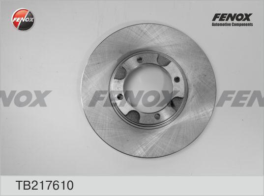 Fenox TB217610 - Гальмівний диск avtolavka.club