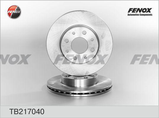 Fenox TB217040 - Гальмівний диск avtolavka.club