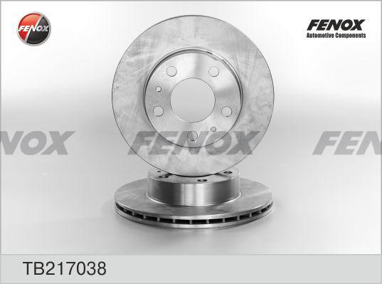 Fenox TB217038 - Гальмівний диск avtolavka.club
