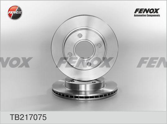 Fenox TB217075 - Гальмівний диск avtolavka.club
