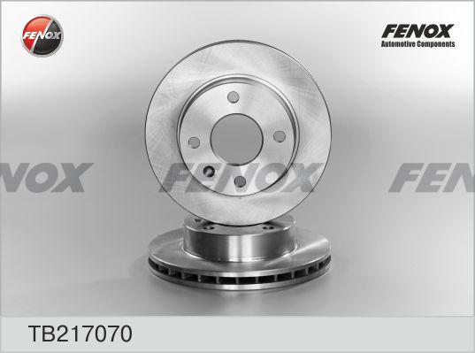 Fenox TB217070 - Гальмівний диск avtolavka.club