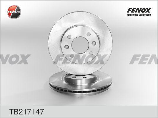 Fenox TB217147 - Гальмівний диск avtolavka.club
