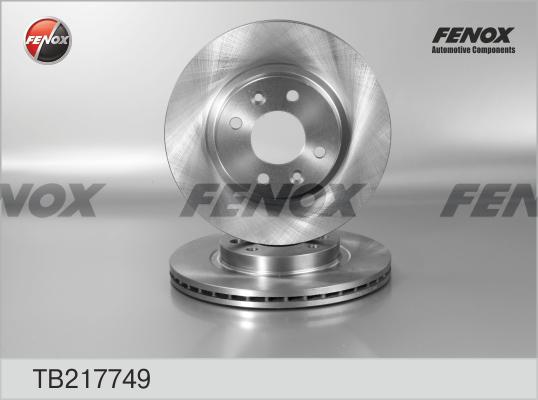 Fenox TB217749 - Гальмівний диск avtolavka.club
