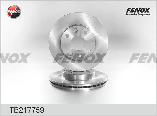 Fenox TB217759 - Гальмівний диск avtolavka.club