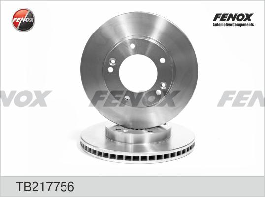 Fenox TB217756 - Гальмівний диск avtolavka.club