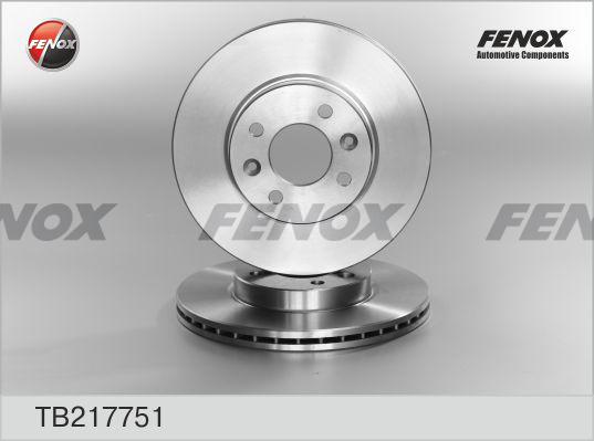 Fenox TB217751 - Гальмівний диск avtolavka.club