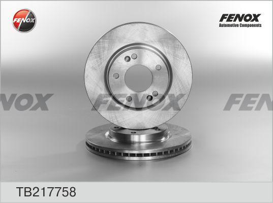 Fenox TB217758 - Гальмівний диск avtolavka.club