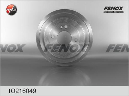 Fenox TO216049 - Гальмівний барабан avtolavka.club