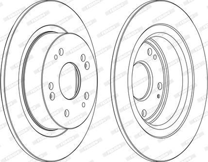 Ferodo DDF1776DSR/L-D - Гальмівний диск avtolavka.club