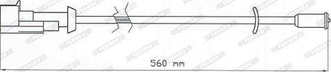 Ferodo FAI209 - Сигналізатор, знос гальмівних колодок avtolavka.club