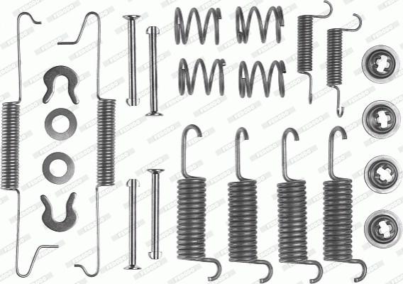 Ferodo FBA5 - Комплектуючі, барабанний гальмівний механізм avtolavka.club