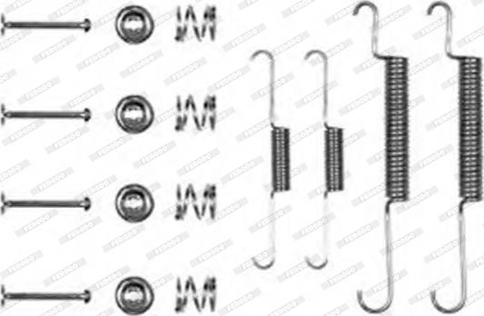 Ferodo FBA138 - Комплектуючі, барабанний гальмівний механізм avtolavka.club