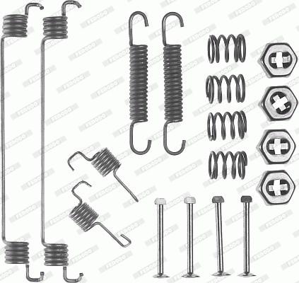 Ferodo FBA126 - Комплектуючі, барабанний гальмівний механізм avtolavka.club