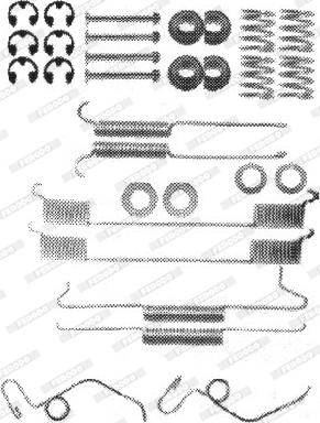 Ferodo FBA32 - Комплектуючі, барабанний гальмівний механізм avtolavka.club