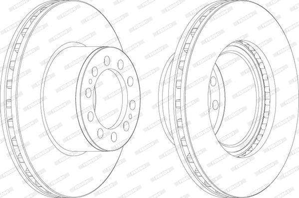 BENDIX 569160B - Гальмівний диск avtolavka.club