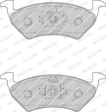 Ferodo FDB4456 - Гальмівні колодки, дискові гальма avtolavka.club