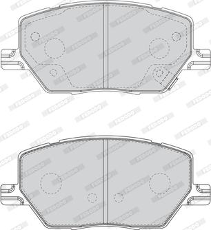Ferodo FDB4688 - Гальмівні колодки, дискові гальма avtolavka.club