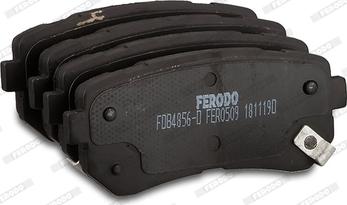 Ferodo FDB4856-D - Гальмівні колодки, дискові гальма avtolavka.club