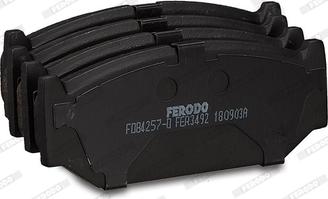 Ferodo FDB4257-D - Гальмівні колодки, дискові гальма avtolavka.club