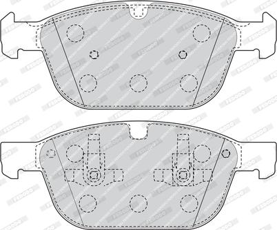 Ferodo FDB4238 - Гальмівні колодки, дискові гальма avtolavka.club