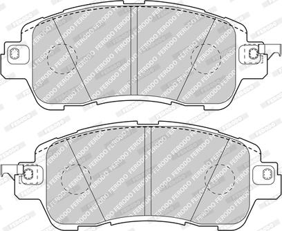 Ferodo FDB5015 - Гальмівні колодки, дискові гальма avtolavka.club