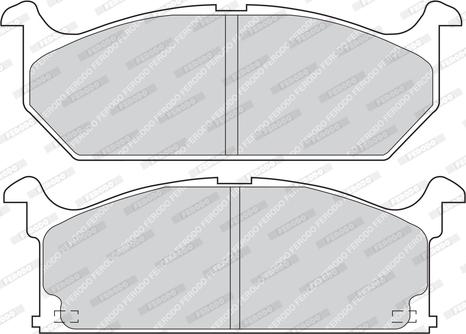 Ferodo FDB528 - Гальмівні колодки, дискові гальма avtolavka.club