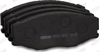 Ferodo FDB169-D - Гальмівні колодки, дискові гальма avtolavka.club