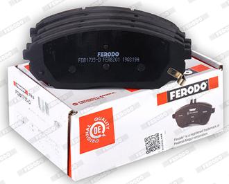 Ferodo FDB1735-D - Гальмівні колодки, дискові гальма avtolavka.club