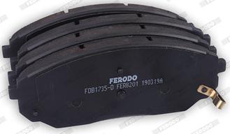 Ferodo FDB1735-D - Гальмівні колодки, дискові гальма avtolavka.club