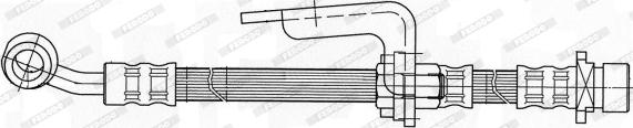 Ferodo FHY3151 - Гальмівний шланг avtolavka.club