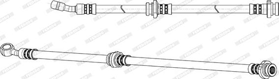 Ferodo FHY3200 - Гальмівний шланг avtolavka.club