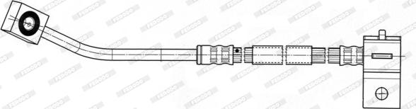 Ferodo FHY3203 - Гальмівний шланг avtolavka.club