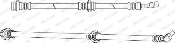 Ferodo FHY2735 - Гальмівний шланг avtolavka.club