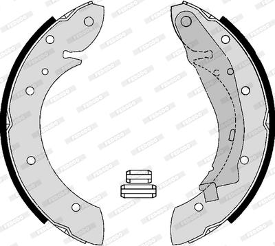 Ferodo FSB4183 - Комплект гальм, барабанний механізм avtolavka.club