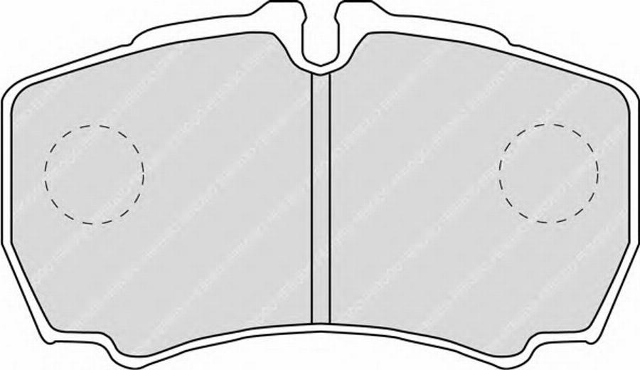 Ferodo FSL1405 - Гальмівні колодки, дискові гальма avtolavka.club