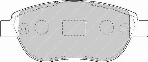 Ferodo FSL1476 - Гальмівні колодки, дискові гальма avtolavka.club