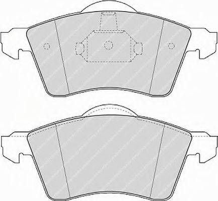 Ferodo FSL1163 - Гальмівні колодки, дискові гальма avtolavka.club