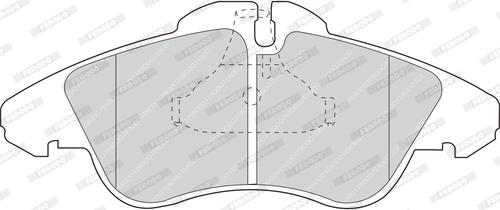Ferodo FVR1038 - Гальмівні колодки, дискові гальма avtolavka.club