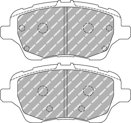 Ferodo Racing FCP4612H - Гальмівні колодки, дискові гальма avtolavka.club