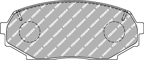 Ferodo Racing FCP653W - Гальмівні колодки, дискові гальма avtolavka.club