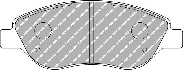 Ferodo Racing FCP1468R - Гальмівні колодки, дискові гальма avtolavka.club