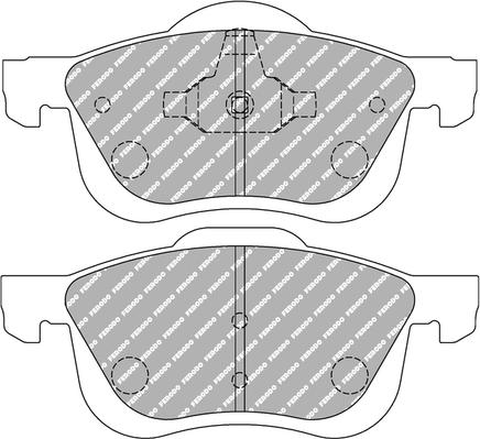 Ferodo Racing FCP1382H - Гальмівні колодки, дискові гальма avtolavka.club