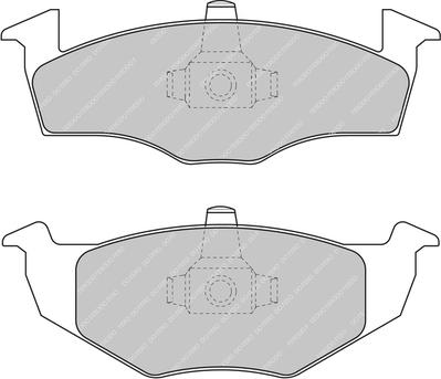 Ferodo Racing FCP1288H - Гальмівні колодки, дискові гальма avtolavka.club