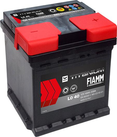 Fiamm L0 40 - Стартерна акумуляторна батарея, АКБ avtolavka.club